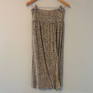 Volcom Leopard Print Maxi Skirt